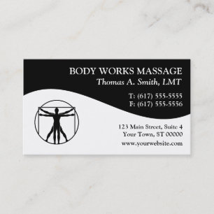 Massageterapivisitkortar Visitkort