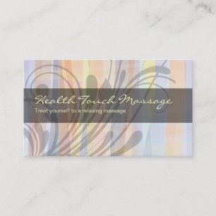 Massagevisitkortdesign Visitkort