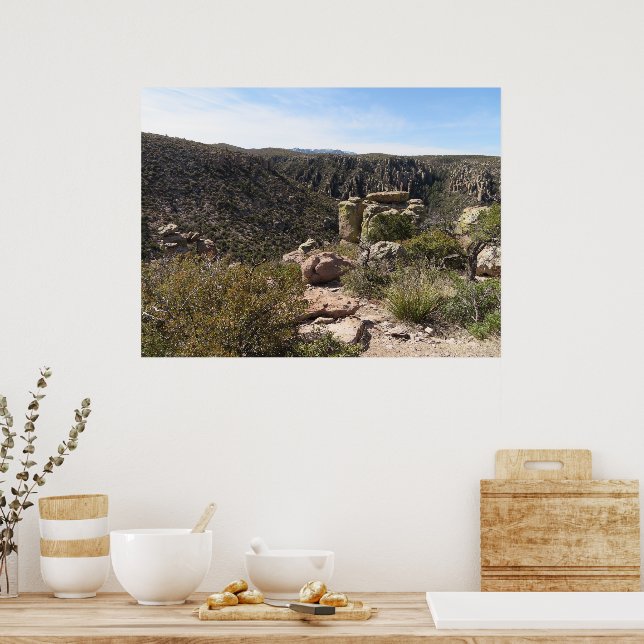 Massai Point vid Chiricahua National Monument Poster (Kök)