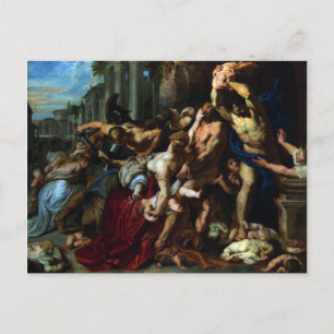 Massaker av Innocent av Peter Paul Rubens Vykort