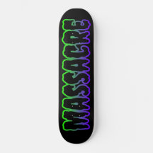 Massaker: Logotyp Skateboard Deck