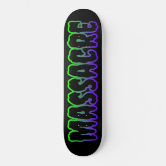 Massaker: Logotyp Skateboard Deck