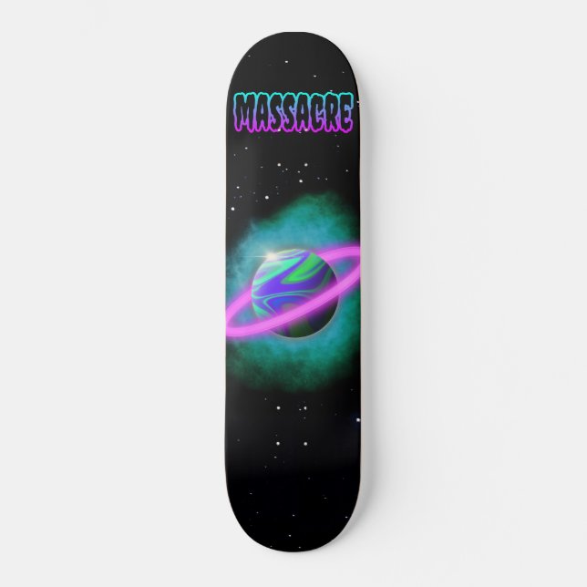 Massaker: Planet Slime Skateboard Deck (Framsida)