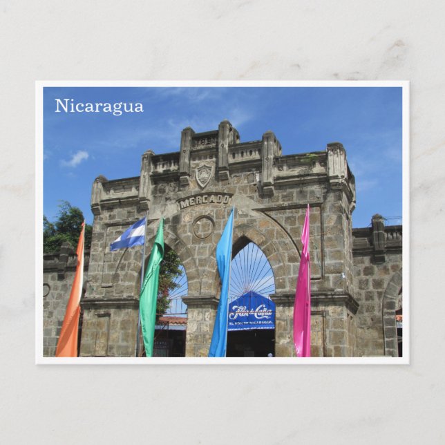 massamarknader vykort (Framsida)