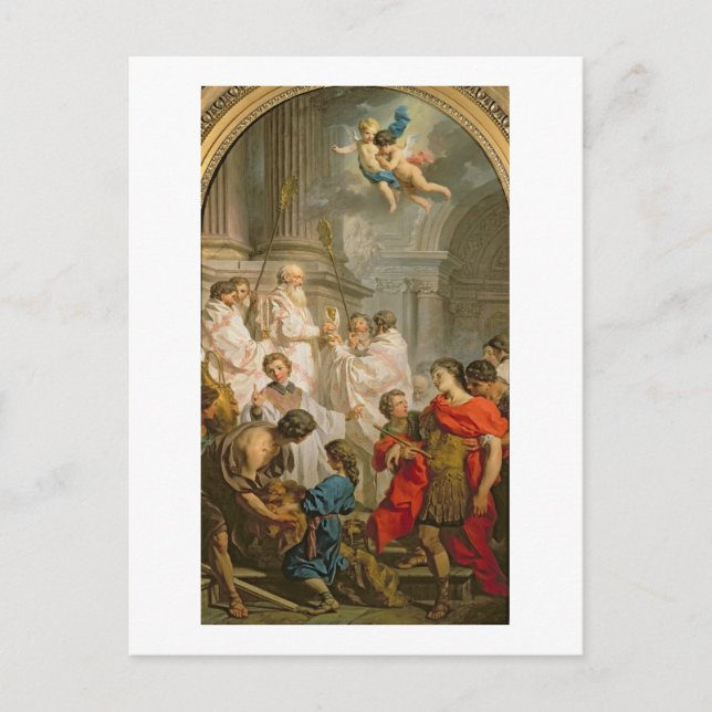 Massan av St. Basil (olja på canvas) Vykort (Framsida)