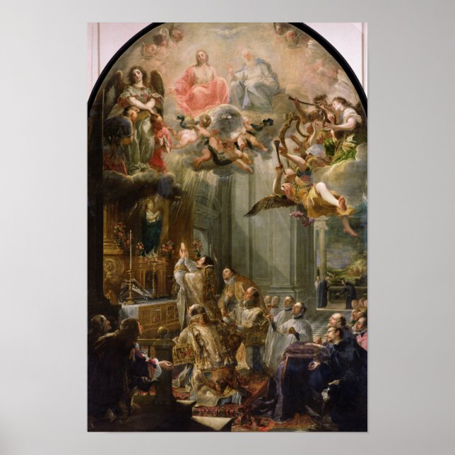 Massan för Trinitarianernas order, 1666 Poster (Framsidan)