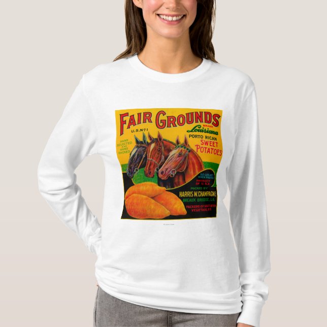 Mässan jordniner sötpotatisen LabelBreaux T Shirt (Framsida)