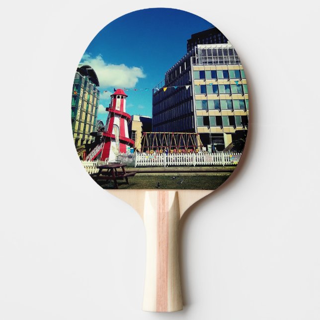 Mässan, stadscenter pingisracket (Framsidan)