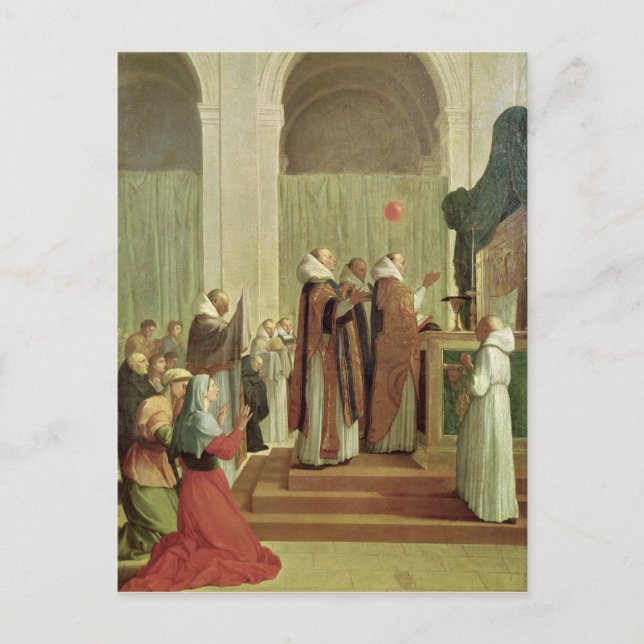 Mässan till St. Martin av Tours, 1654 Vykort (Framsida)