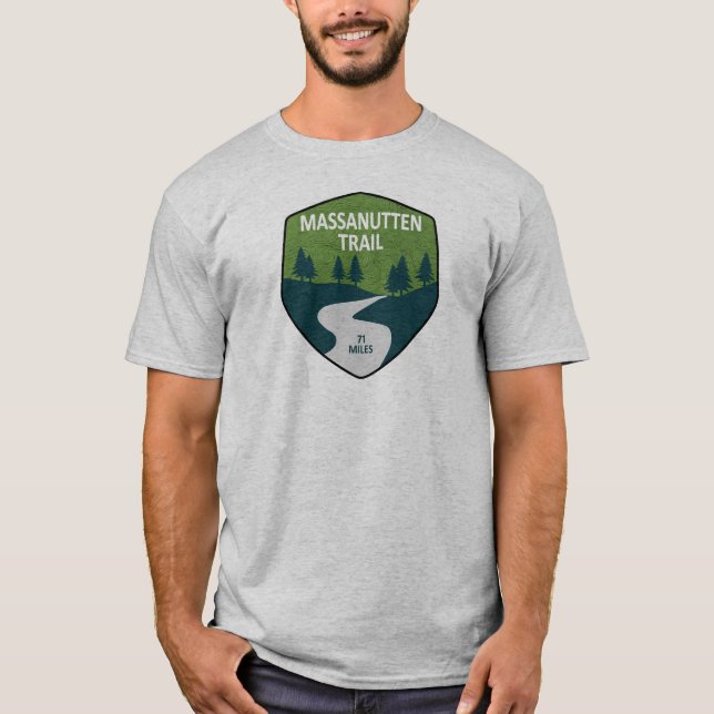 Massanutten Trail Virginia T Shirt (Framsida)