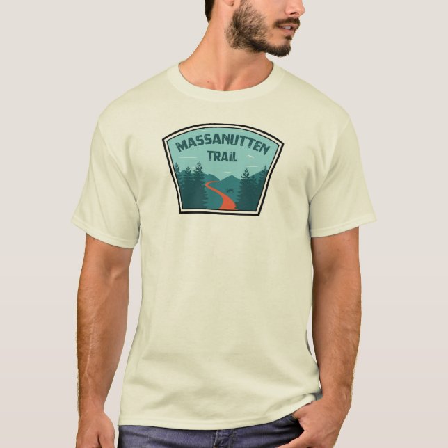 Massanutten Trail Virginia T Shirt (Framsida)