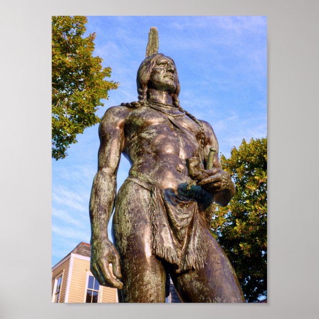 Massasoit, Plymouth, Massachusetts - tryck (Framsidan)