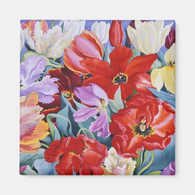 Massed Tulips 2003 Magnet (Framsidan)