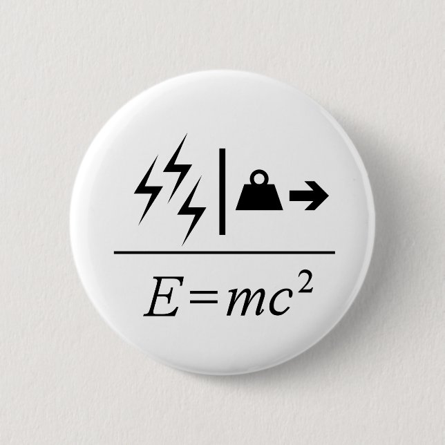 Massenergiekvivalens Knapp (Framsida)