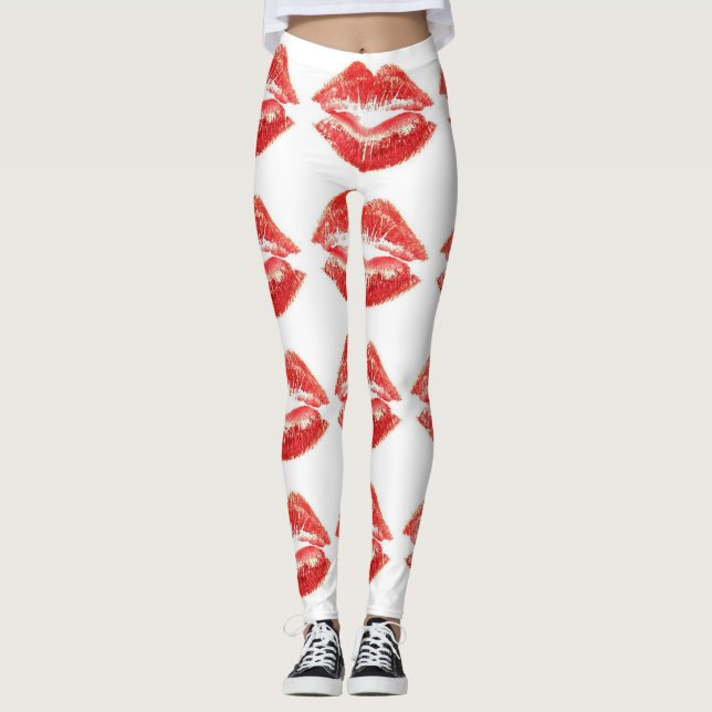 ****MASSER AV KYSSAR**** ÅT HENNE LEGGINGS (Framsida)