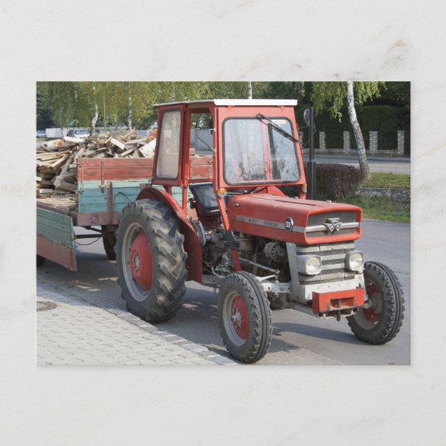 Massey Ferguson 135 Vykort (Framsida)