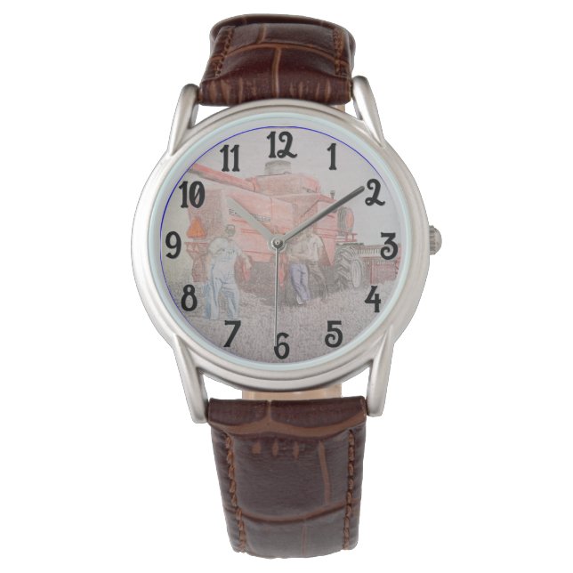 Massey Ferguson 300 Combine Watch Armbandsur (Framsida)