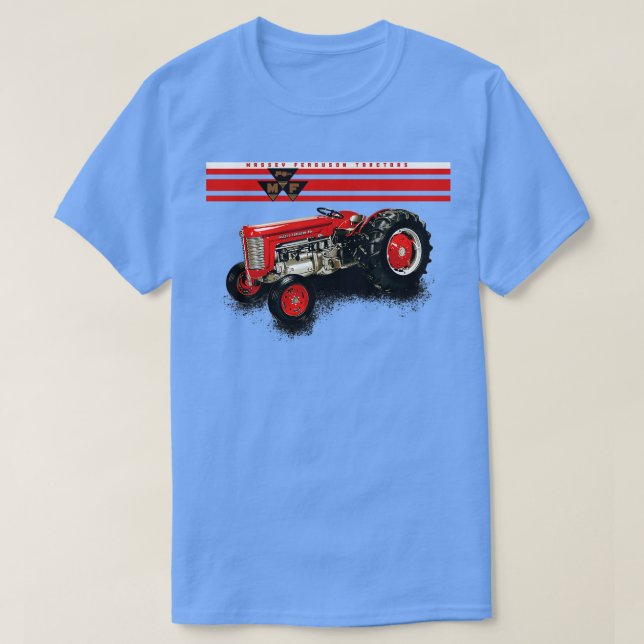 Massey Ferguson 65 Vintage Tractor T Shirt (Design framsida)