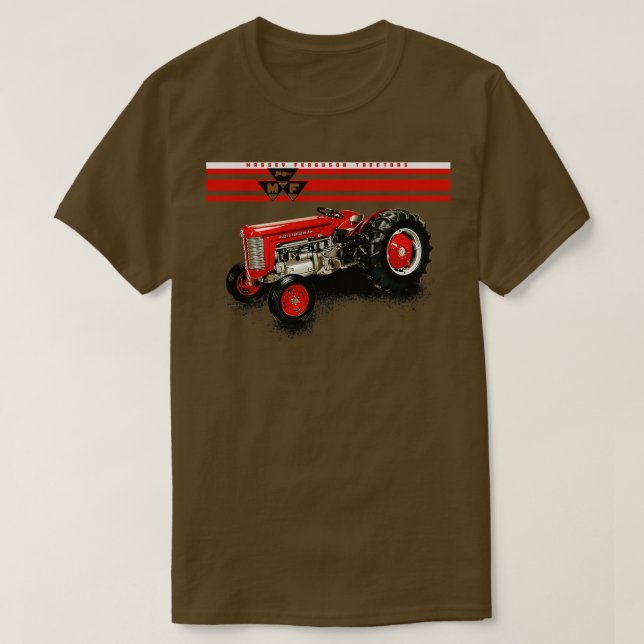 Massey Ferguson 65 Vintage Tractor T Shirt (Design framsida)