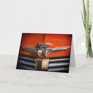Massey Ferguson Emblem - tackkort