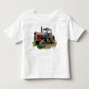 Massey Ferguson röd traktor i fält T Shirt