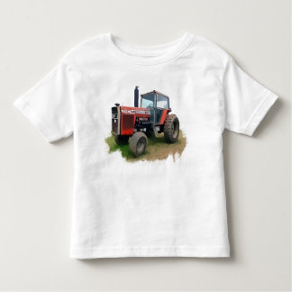 Massey Ferguson röd traktor i fält T Shirt