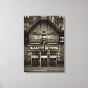 Massey Hall No 1 Toned Version Canvastryck