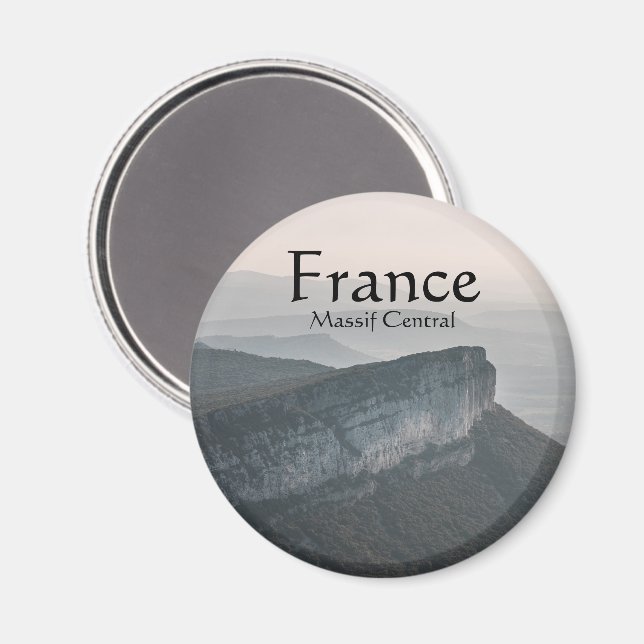 Massif Central Frankrike Magnet (Front/Back)