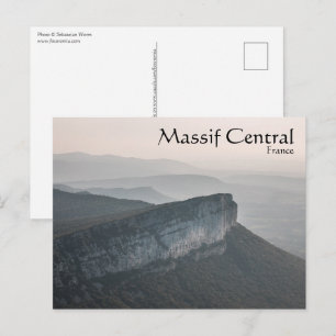 Massif Central Frankrike Vykort