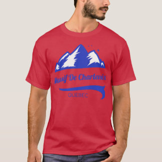 Massif de Charlevoix ski Quebec T Shirt