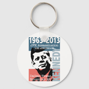 Massination JFK Kennedy-årsdagen 1963-2013 Nyckelring