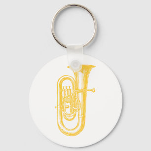 "Mässings" Tuba Nyckelring