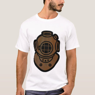 Mässingsdykninghjälm T Shirt