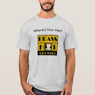 Mässingshatt som bryggar utslagsplatsen #3 t shirt