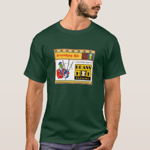 Mässingshatt som bryggar utslagsplatsen #7 t shirt