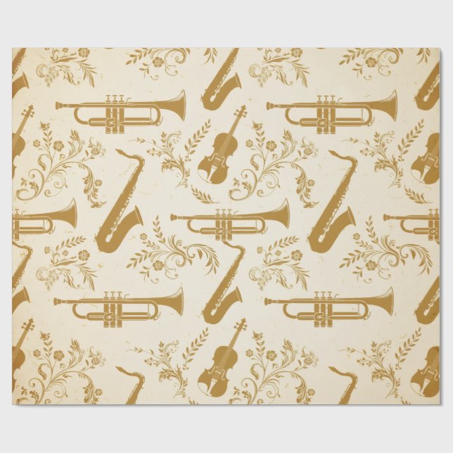 Mässingsinstrument Presentpapper (Platt)