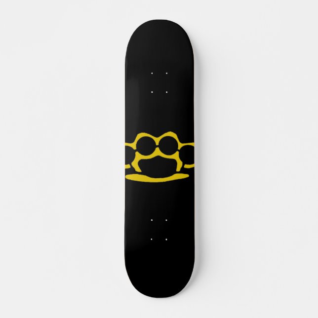 Mässingsknogar Skateboard Bräda 20 Cm (Framsida)
