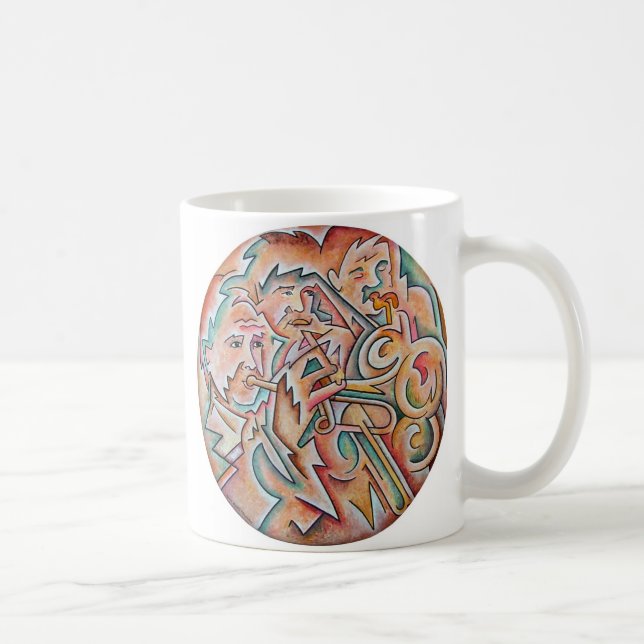 Mässingsmusikband Kaffemugg (Höger)