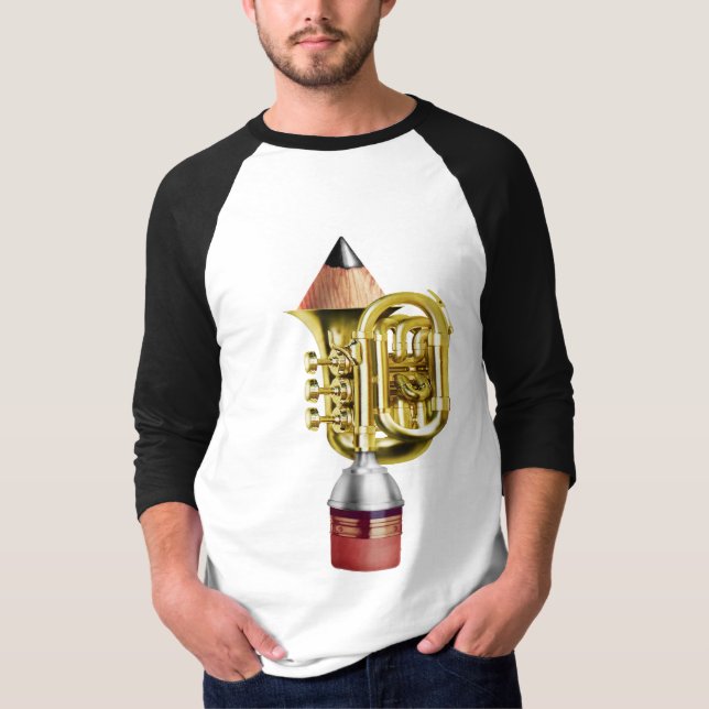 Mässingsmusikbandet Stubbie T-shirt (Framsida)