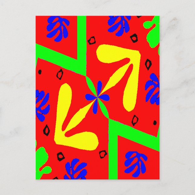 Massisk design vykort (Framsida)