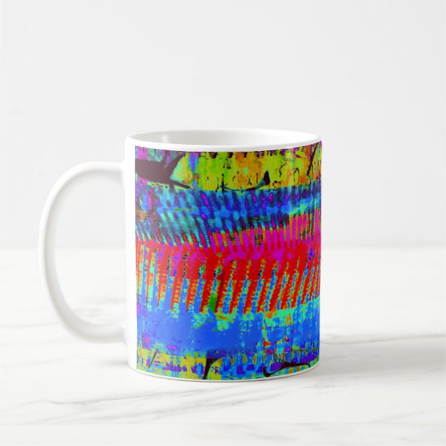 "Massive Capital V2" abstract coffee mug Kaffemugg (Vänster)