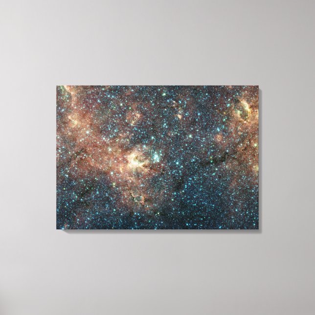 Massive Star-kluster Canvastryck (Framsida)