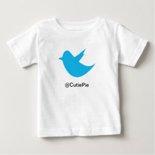 Massmedia för blåttfågelsocial tee shirt
