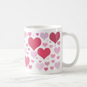Massor av Alla Hjärtans Hjärtan Kaffemugg