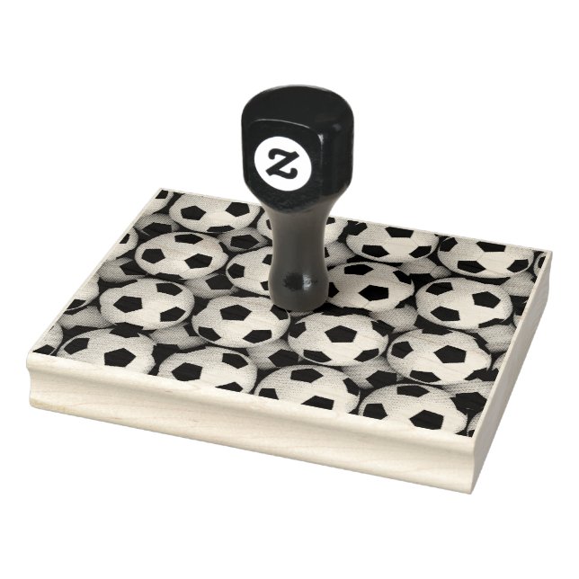 massor av fotbollar stämpel (Stämpel)