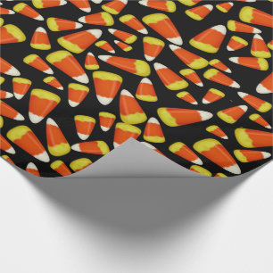 Massor av Halloween Candy Corn Presentpapper