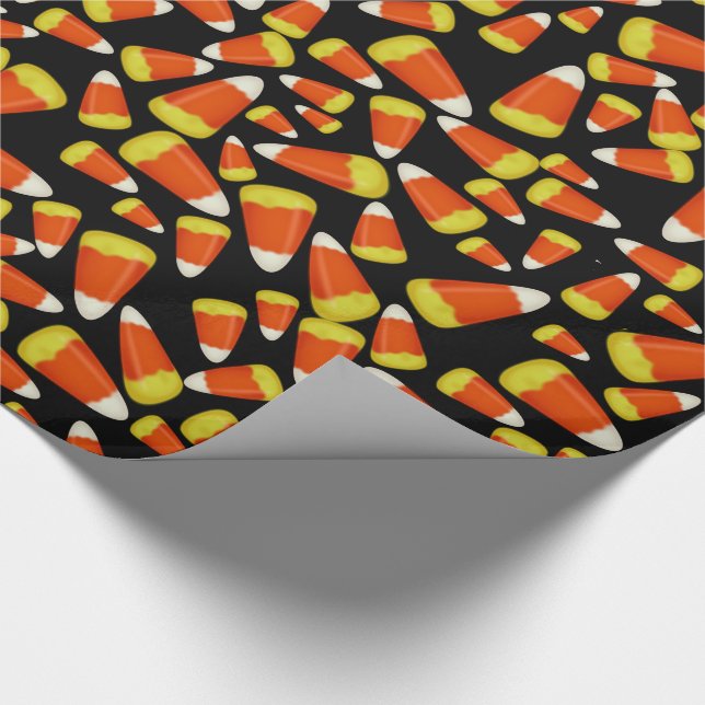 Massor av Halloween Candy Corn Presentpapper (Hörn)