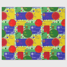 Massor av höjdagspresentpapper presentpapper