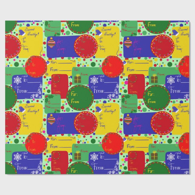 Massor av höjdagspresentpapper  presentpapper (Platt)