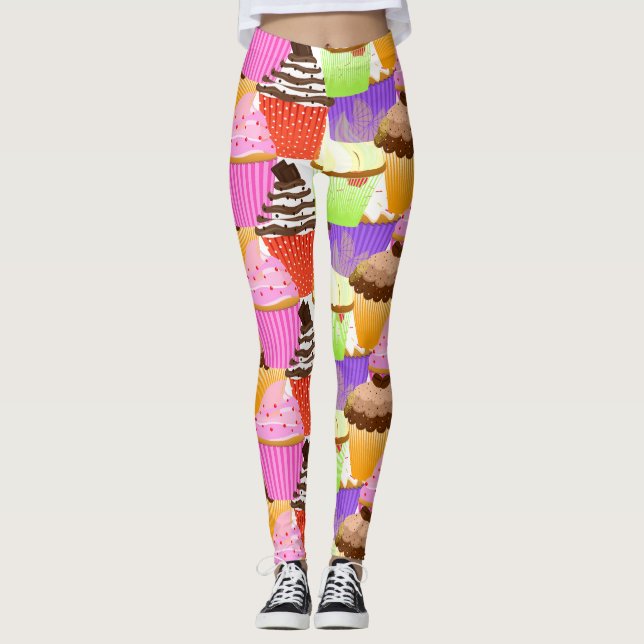 Massor av muffins! Leggings (Framsida)